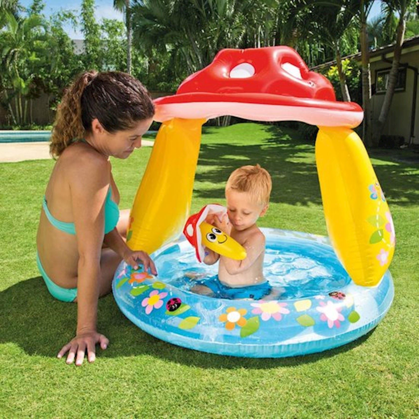 Intex Babyzwembad Paddestoel 102x89cm - Hermie.com - Alles voor uw huis & tuin online!