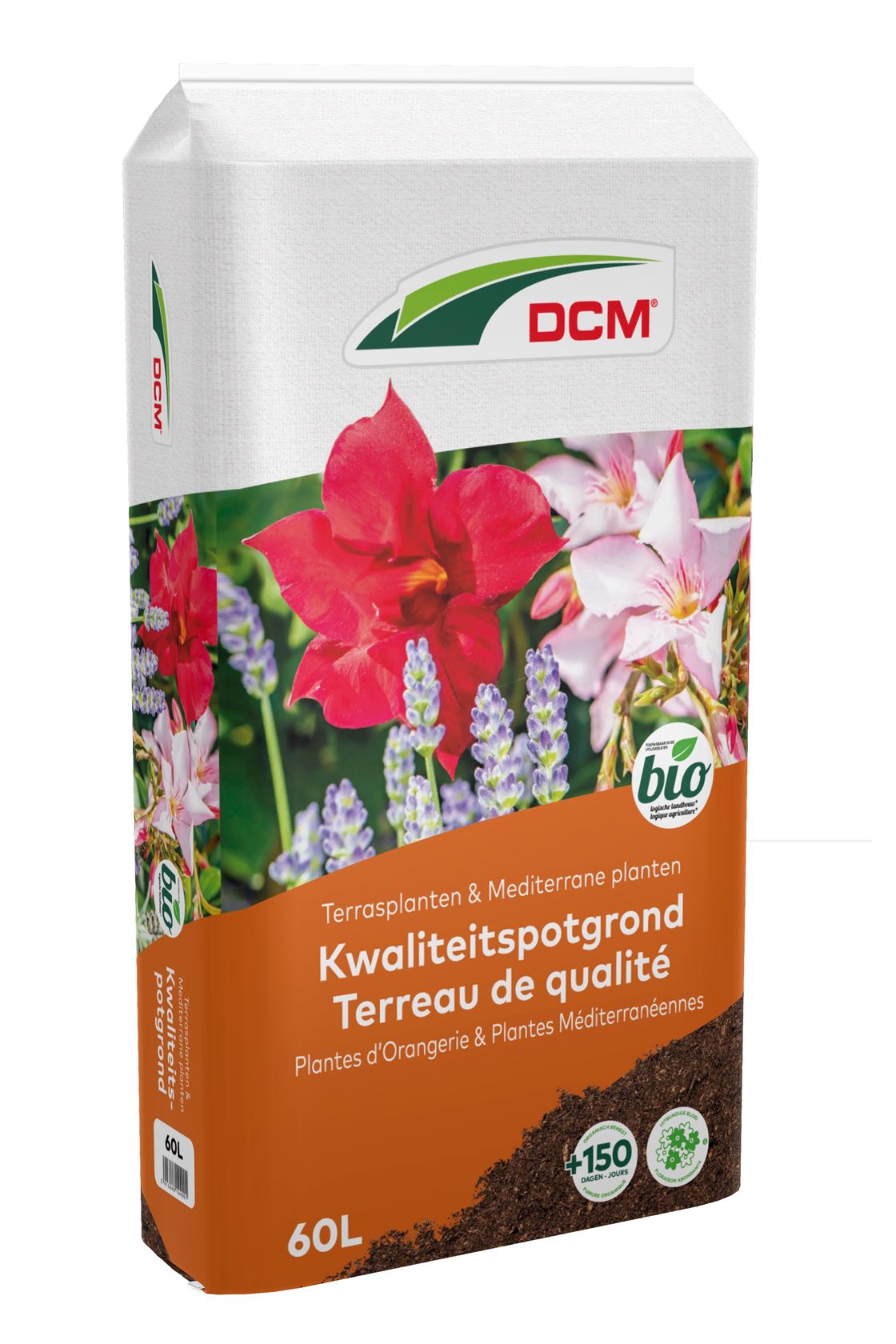 DCM Potgrond voor Terrasplanten & Mediterrane Planten 60L