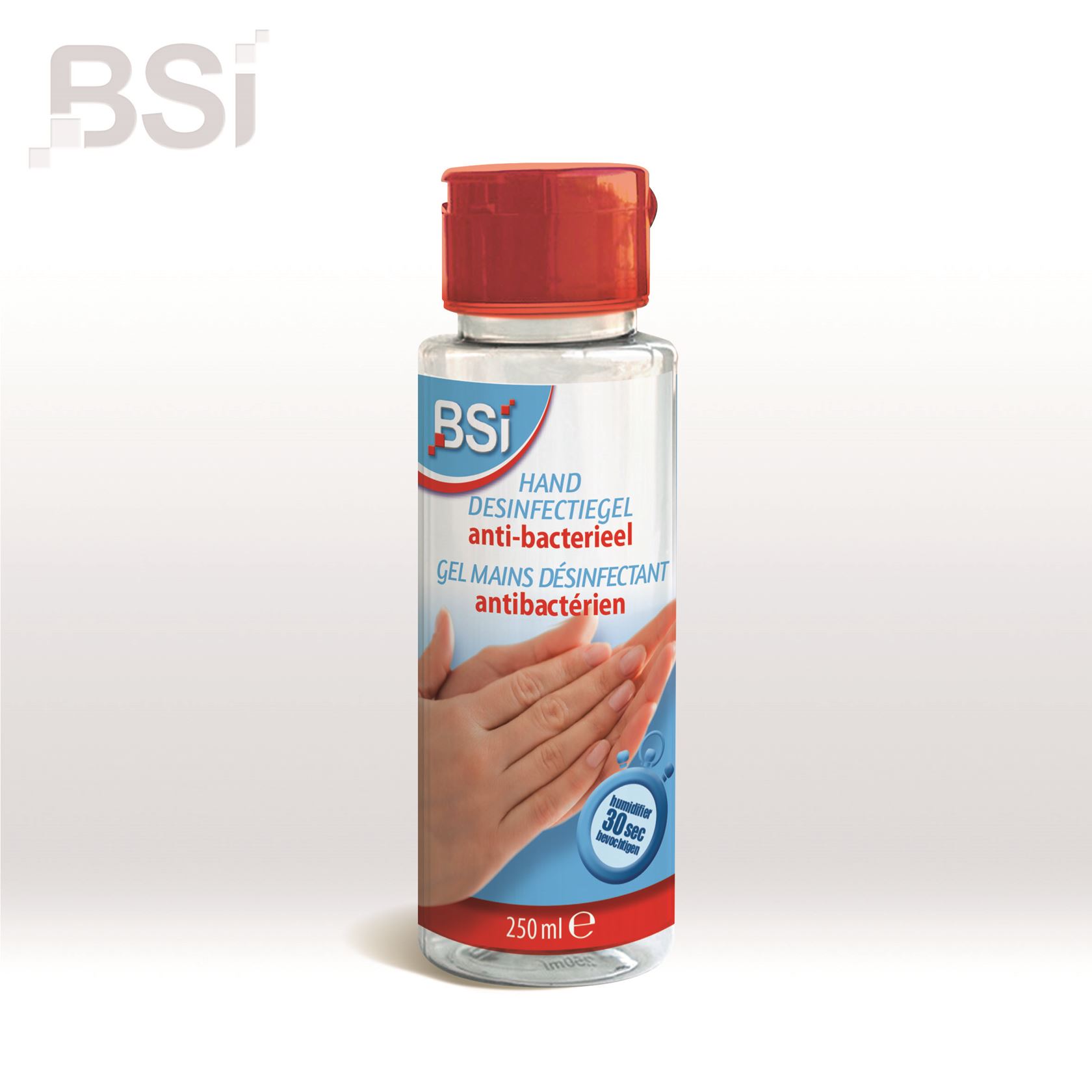 Desinfectiegel 250ml BSI  met alcohol - Handgel in knijpfles