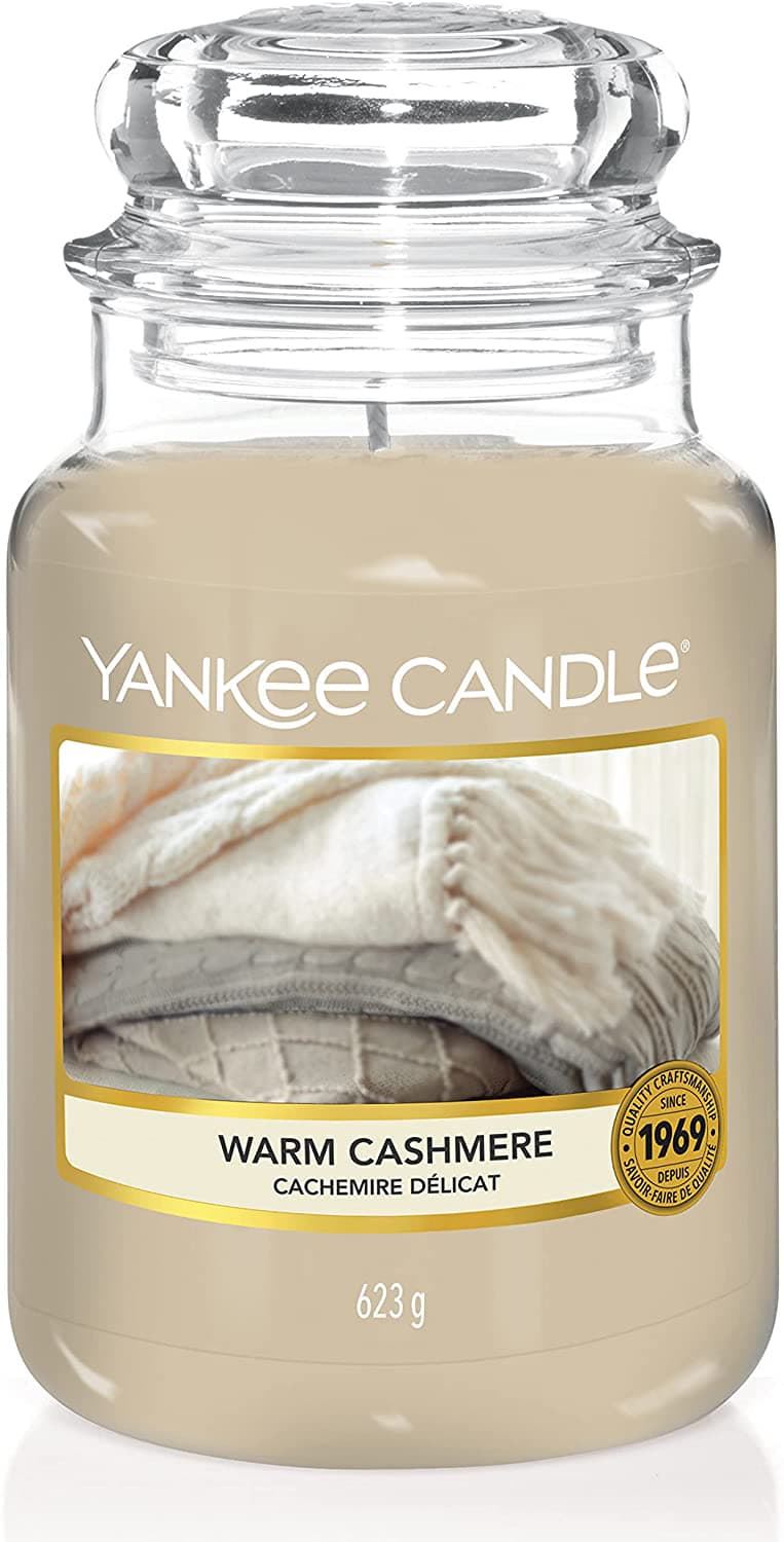 Yankee Candle Large Jar Warm Cashmere geurkaars 623 gram